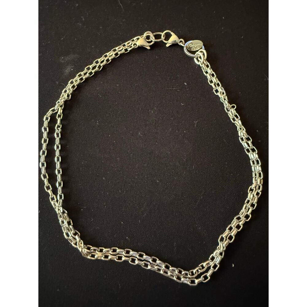 Origami Owl Silver Chain Choker Necklace